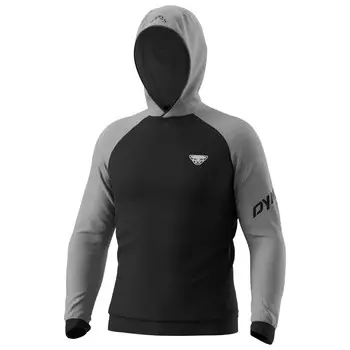 Толстовка с капюшоном Dynafit 24/7 Hoody, цвет Alloy Melange/Black Out Melange