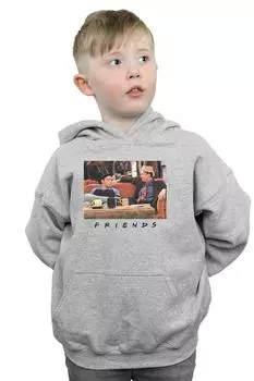 Толстовка с капюшоном Джоуи и Чендлера Friends, серый