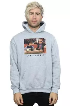 Толстовка с капюшоном Джоуи и Чендлера Friends, серый