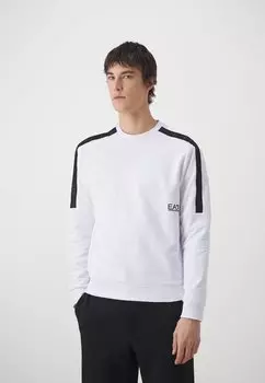 Толстовка с капюшоном EA7 Emporio Armani, белый