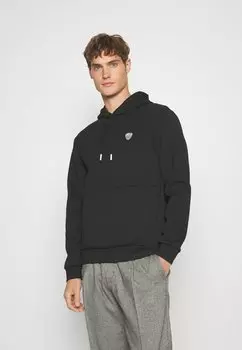 Толстовка с капюшоном EA7 Emporio Armani, черный