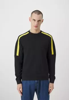 Толстовка с капюшоном EA7 Emporio Armani, черный