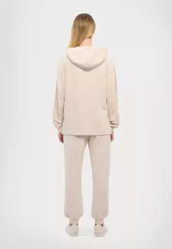 Толстовка с капюшоном EA7 Emporio Armani, кремовый