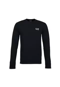 Толстовка с капюшоном EA7 Emporio Armani, темно-синий