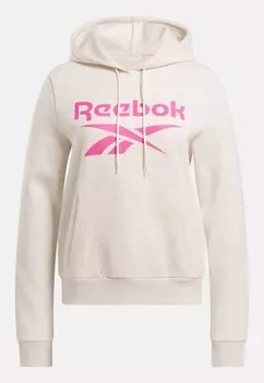 Толстовка с капюшоном EALIS Reebok, белый деним