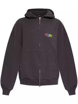 Толстовка с капюшоном eBay Balenciaga, черный