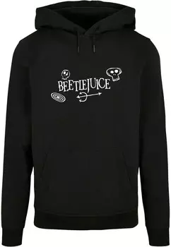 Толстовка с капюшоном EETLEJUICE SKULL Merchcode, черный