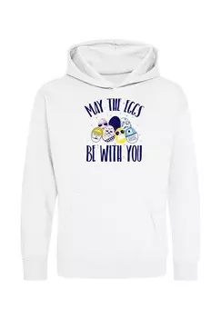 Толстовка с капюшоном EGGS BE WITH YOU Star Wars, белый