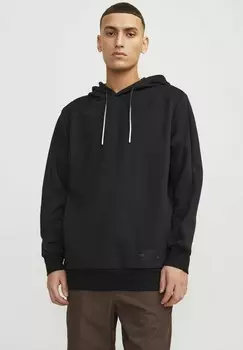 Толстовка с капюшоном EINFARBIG Jack & Jones, черный