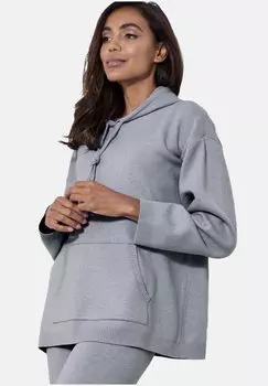 Толстовка с капюшоном Elbsand, цвет Rauchblau Meliert