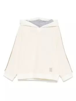 Толстовка с капюшоном Eleventy Kids из вельвета, серый