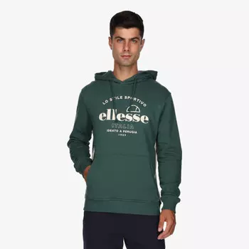 Толстовка с капюшоном Ellesse, зеленый
