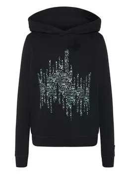 Толстовка с капюшоном Emoji, черный