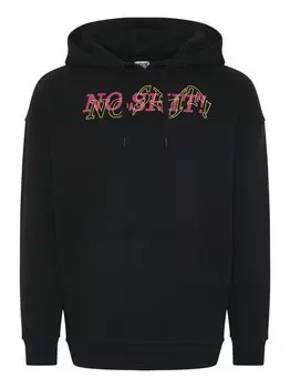 Толстовка с капюшоном Emoji, черный