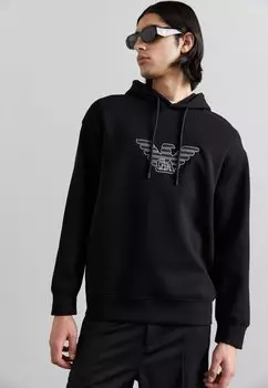 Толстовка с капюшоном Emporio Armani, черный