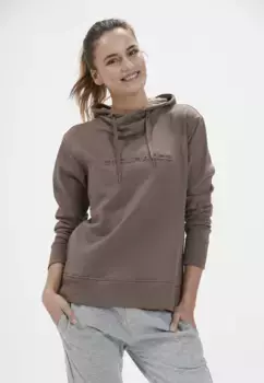 Толстовка с капюшоном ENDURANCE "COLEN W Hoody", из быстросохнущего материала, коричневый