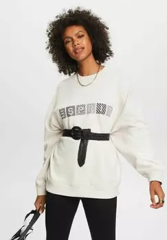 Толстовка с капюшоном Esprit, бежевый меланж