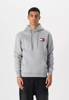 Толстовка с капюшоном ESSENTIAL FLAG HOOD Tommy Jeans, серый