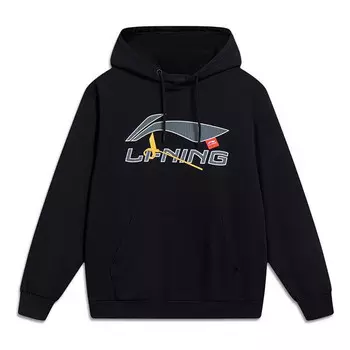 Толстовка с капюшоном Essential Graphic Hoodie Li-Ning, черный