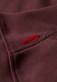 Толстовка с капюшоном ESSENTIAL LOGO Superdry, цвет Mottled Bordeaux