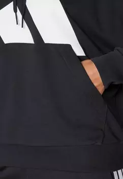 Толстовка с капюшоном ESSENTIALS BIG LOGO LOOSE adidas Sportswear, черный