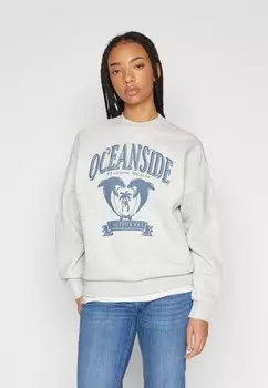 Толстовка с капюшоном Even&Odd, светло-серый меланж