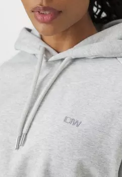 Толстовка с капюшоном EVERYDAY CROPPED HOODIE ICANIWILL, светло-серый