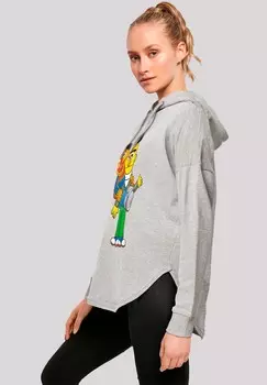 Толстовка с капюшоном F4NT4STIC, серый