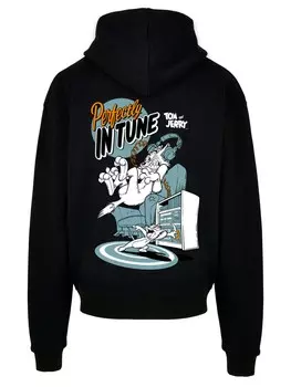 Толстовка с капюшоном F4NT4STIC Sweatshirt Tom And Jerry Perfectly In Tune, черный