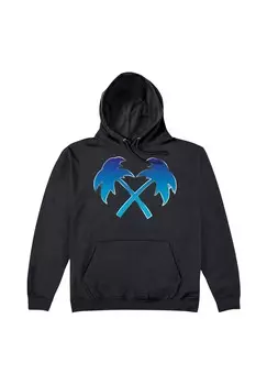 Толстовка с капюшоном FADE CROSS PALMS Henry Tiger, черный