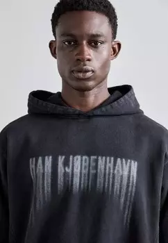 Толстовка с капюшоном FADED LOGO OVERSIZED HOODIE Han Kjbenhavn, черный
