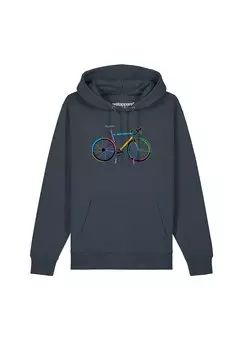 Толстовка с капюшоном FAHRRAD BY NIGHT watapparel, антрацит