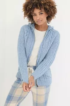 Толстовка с капюшоном Fatface Fat Face, синий