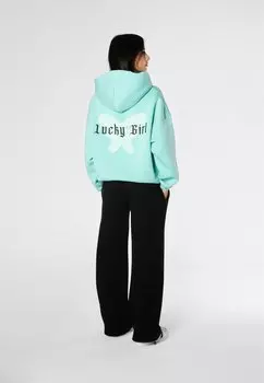 Толстовка с капюшоном FELICIOUS, бирюзовый