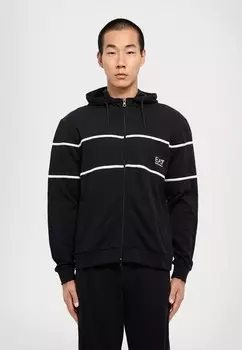 Толстовка с капюшоном FELPA EA7 Emporio Armani, черный