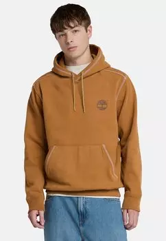 Толстовка с капюшоном Felpa Timberland, коричневый