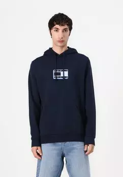 Толстовка с капюшоном FLAG HOODIE - Sweatshirt Tommy Jeans, темно-синий