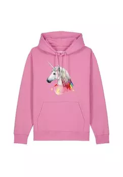 Толстовка с капюшоном FLASH THE UNICORN watapparel, светло-розовый