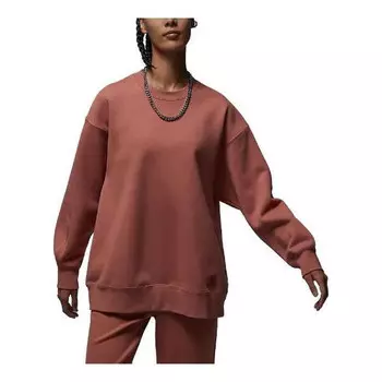 Толстовка с капюшоном Flight Fleece с круглым вырезом Air Jordan, оранжевый