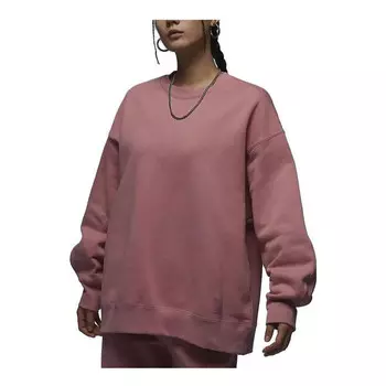 Толстовка с капюшоном Flight Fleece с круглым вырезом Air Jordan, розовый
