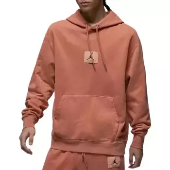 Толстовка с капюшоном флисовый свитер с капюшоном Air Jordan, оранжевый