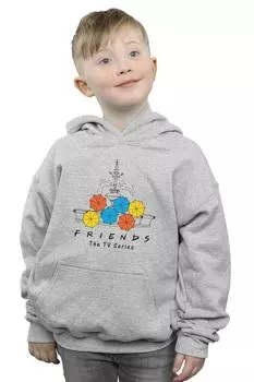 Толстовка с капюшоном «Фонтан и зонтики» Friends, серый