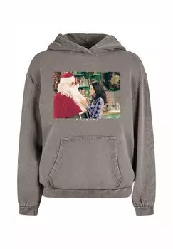Толстовка с капюшоном FRIENDS SANTA CHANDLER ACID WASHED ABSOLUTE CULT, темно-серый