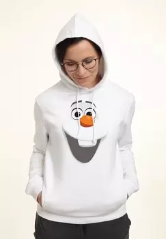 Толстовка с капюшоном FROZEN OLAF FACE Disney, белый