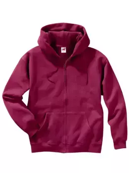 Толстовка с капюшоном Fruit of the Loom, красный