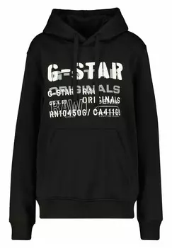 Толстовка с капюшоном G-STAR, черный