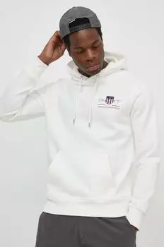Толстовка с капюшоном Gant, белый
