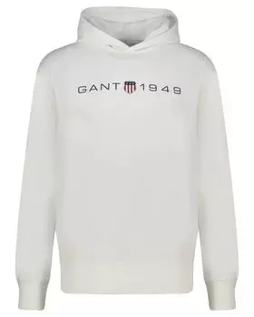 Толстовка с капюшоном Gant, белый