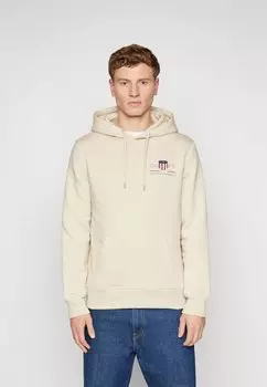 Толстовка с капюшоном GANT, бежевый