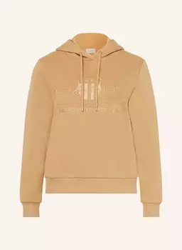 Толстовка с капюшоном GANT, бежевый